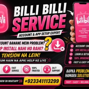 Bilibili Account Creation & App Setup Expert Service